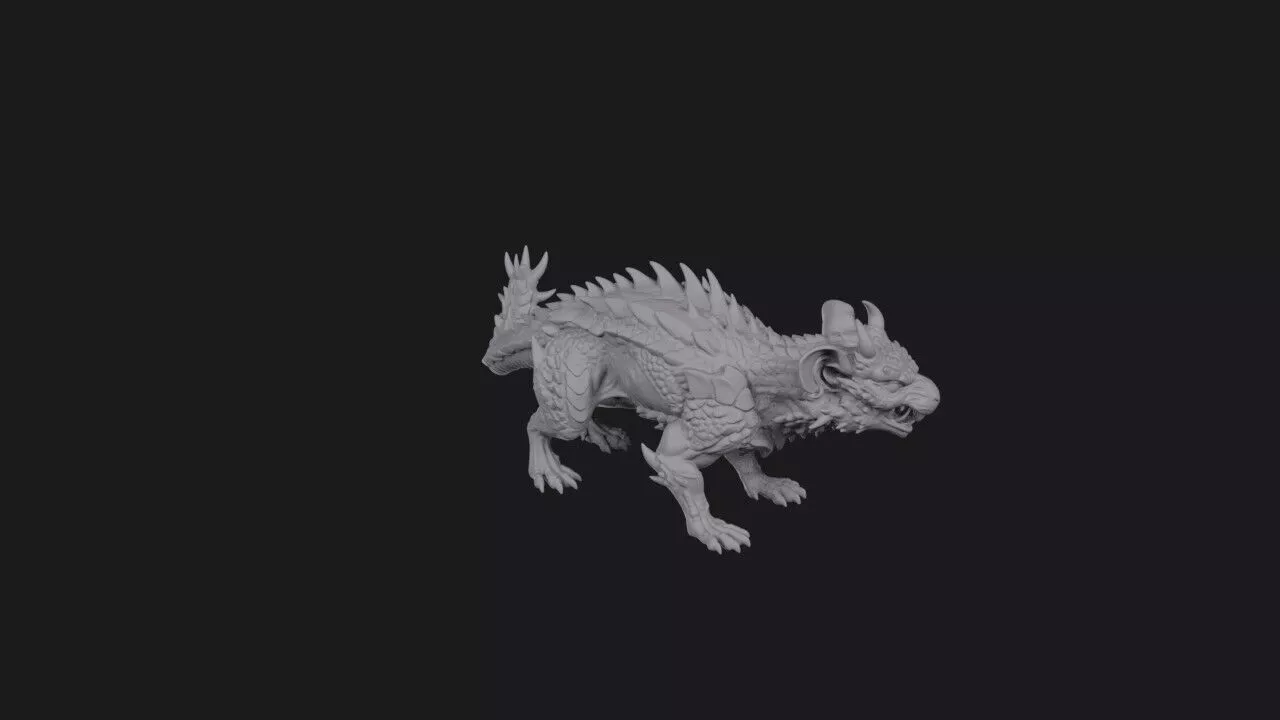 Burrowfang Gerbil 3D print model