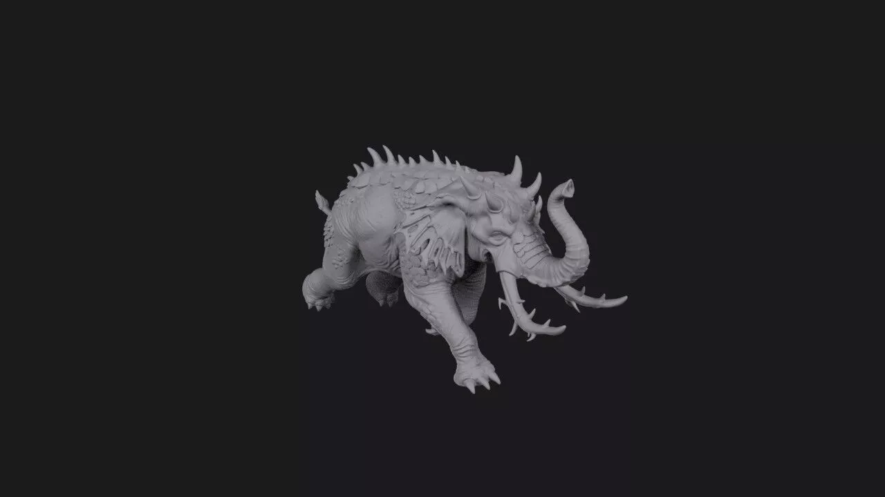 Tuskbreaker Behemoth 3D print model