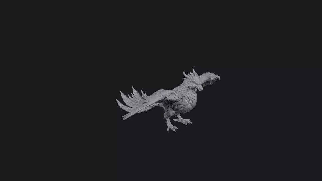 Pale Doom Dove 3D print model