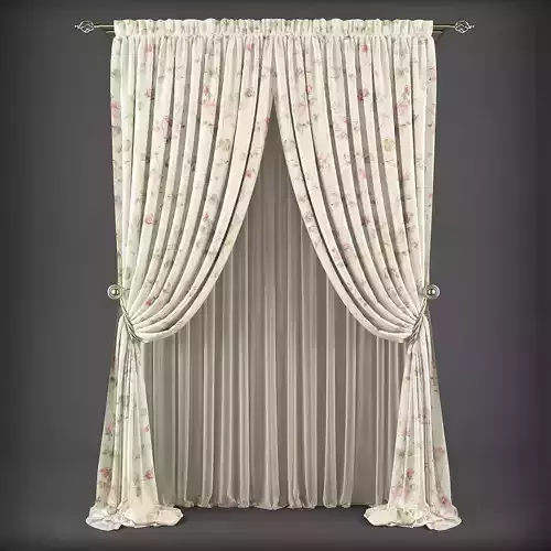 Curtain 3D model 278