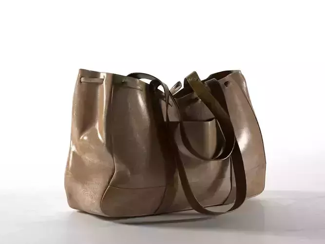 Brown Leather Tote Bag for Women