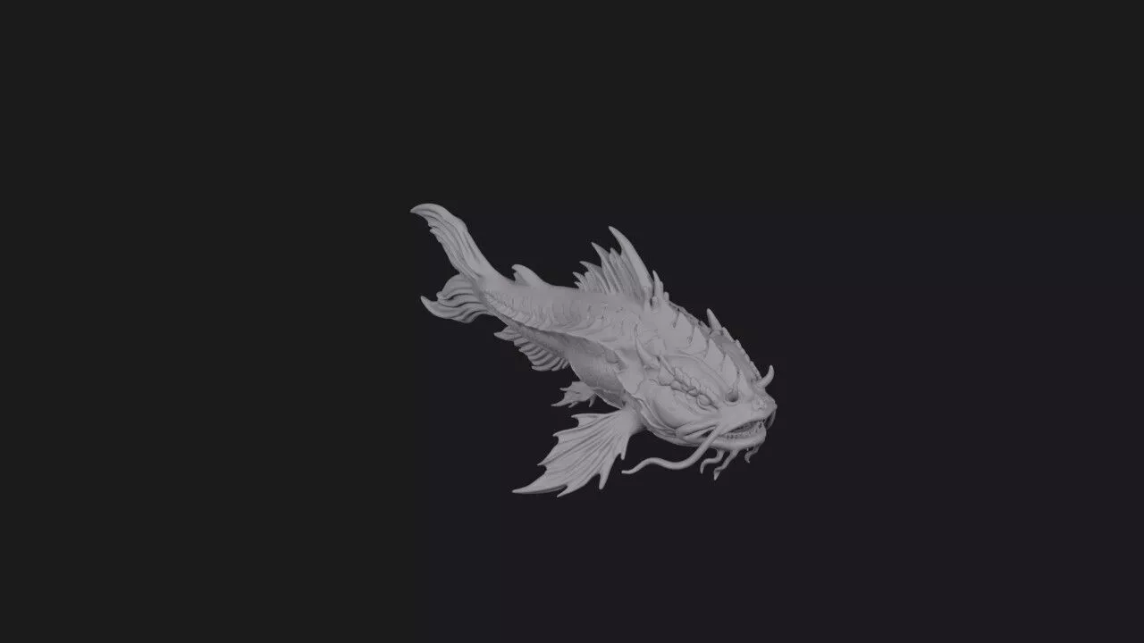 Abyssal Catfish Lurker 3D print model