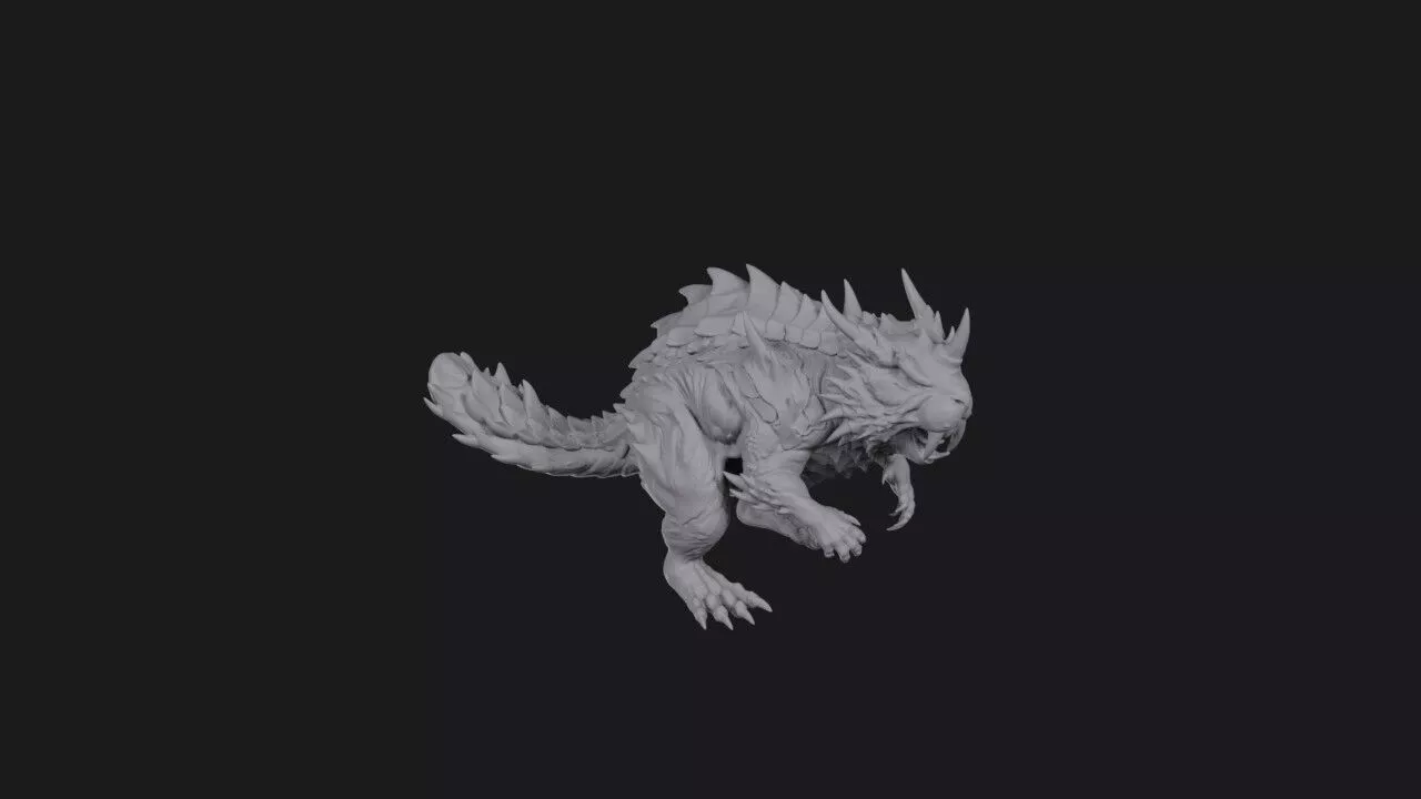Gnawfang Beaver 3D print model