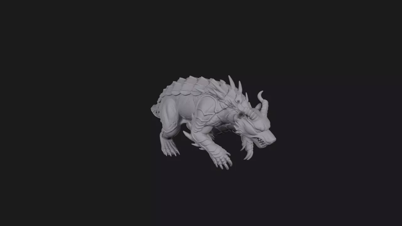 Ironclaw Badger 3D print model