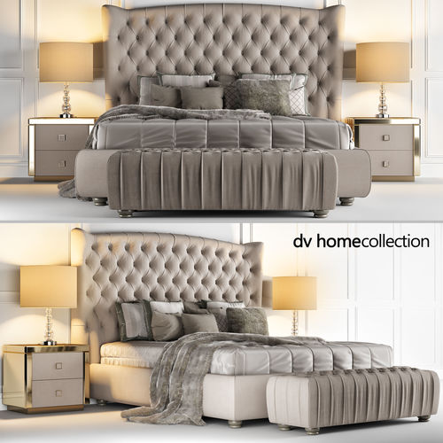 Bed Vogue DVhomecollection 3D model