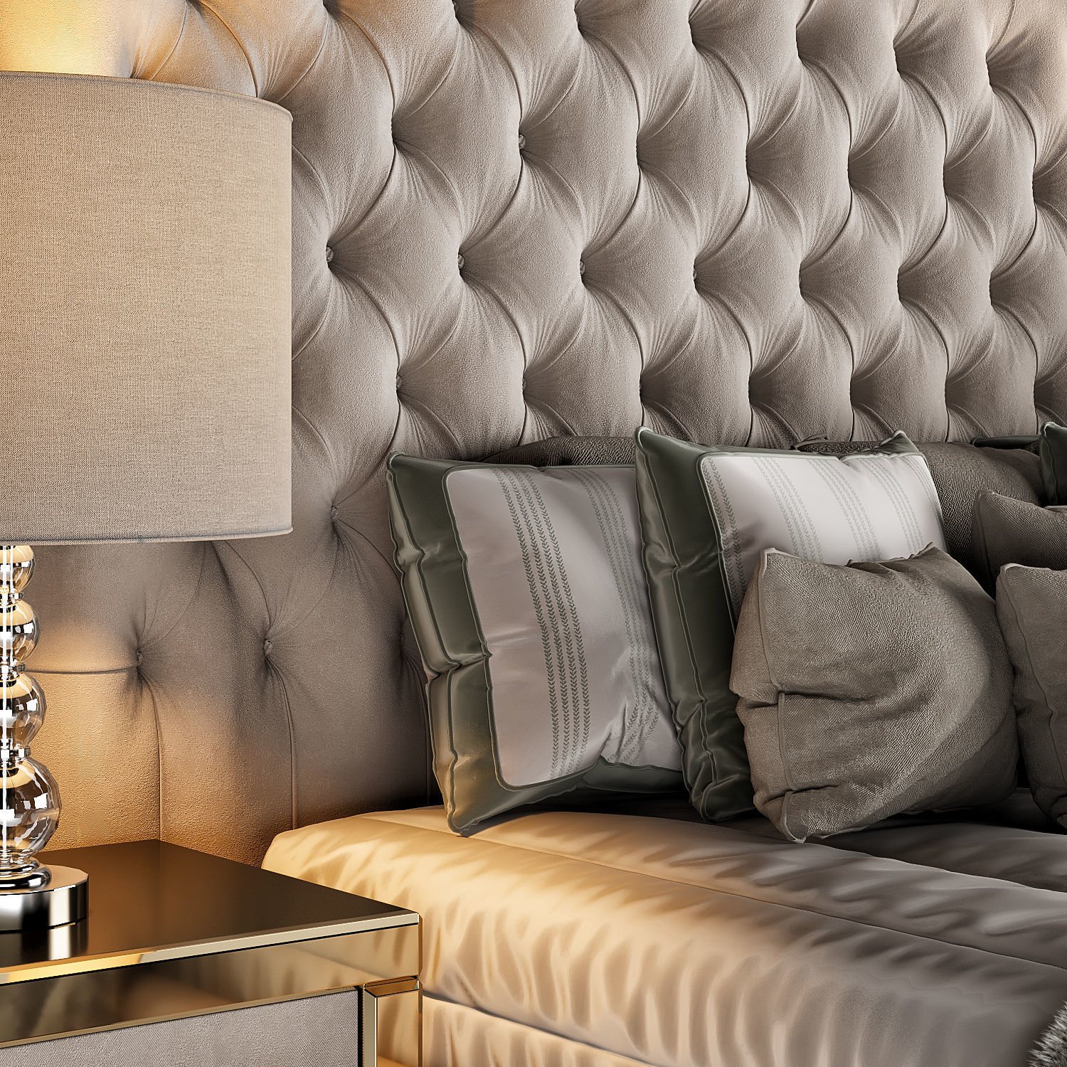 Bed Vogue DVhomecollection 3D model_1