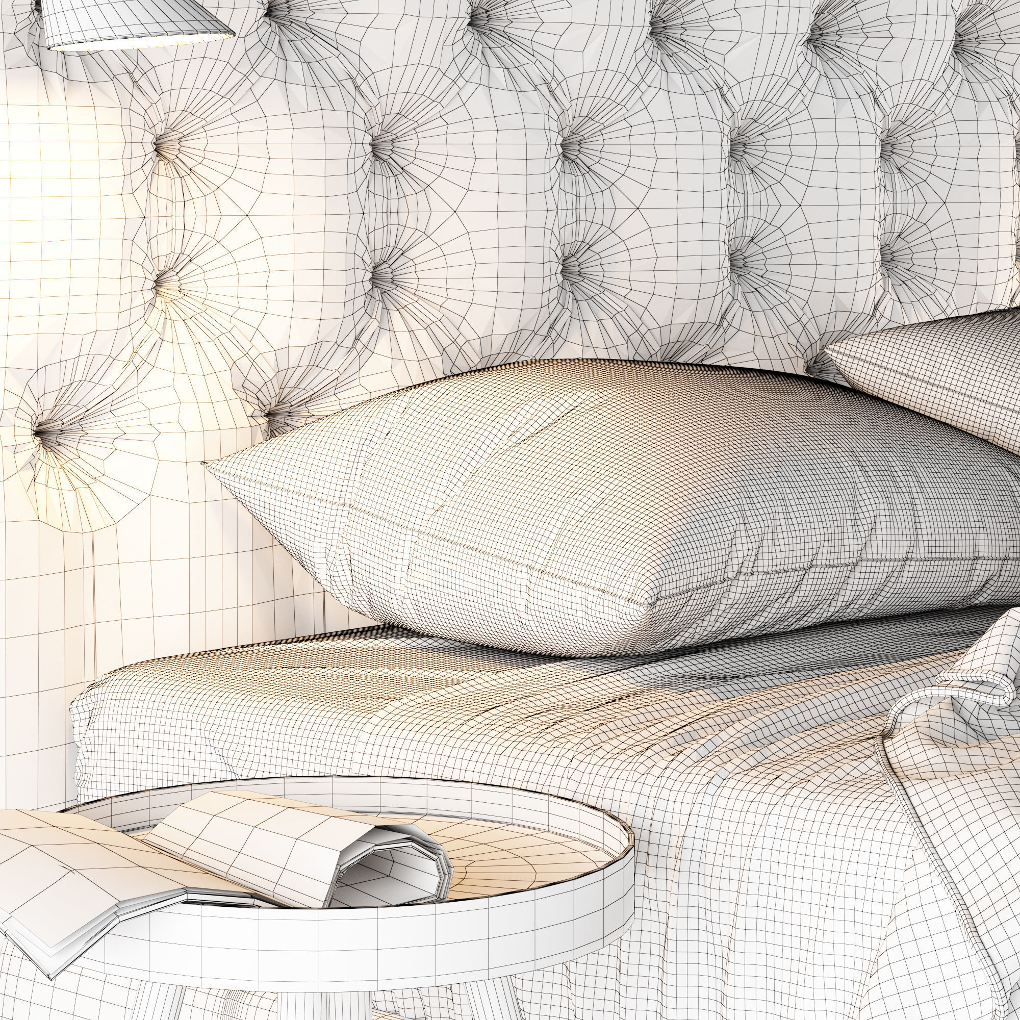 Bed Felis Hamilton 3D model_5