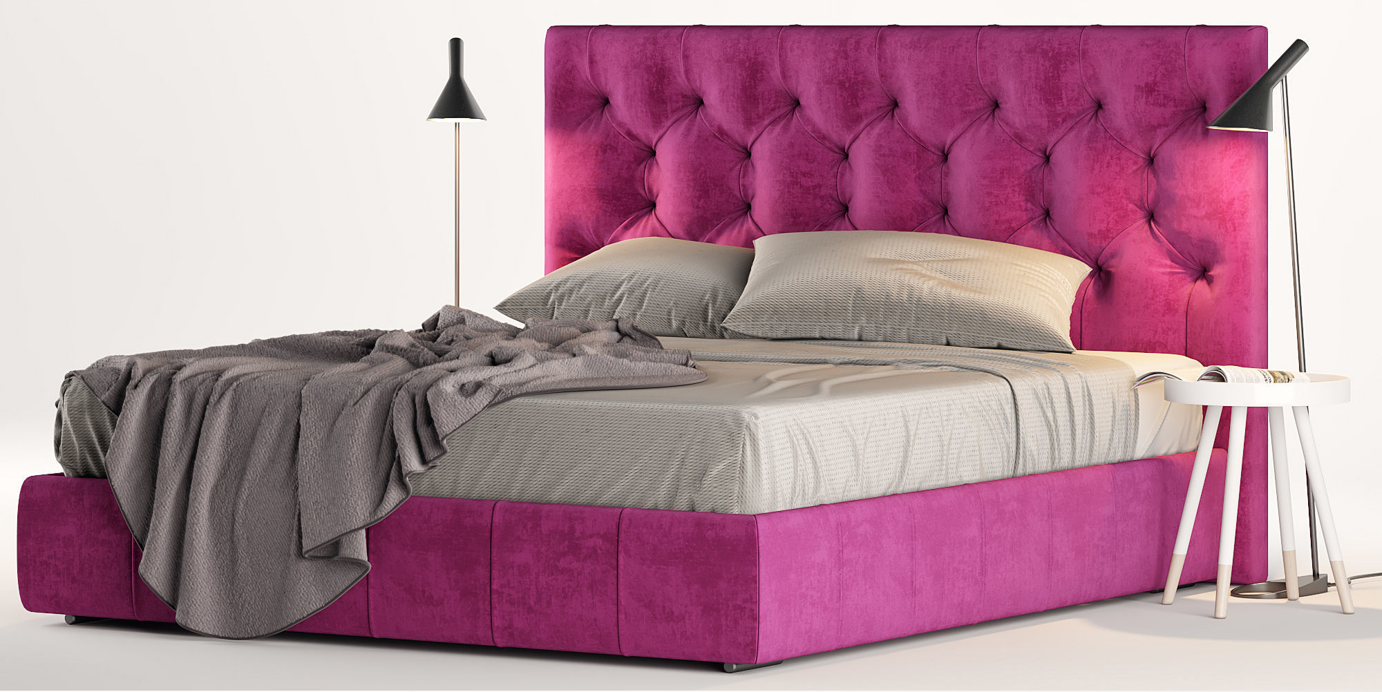 Bed Felis Hamilton 3D model_1