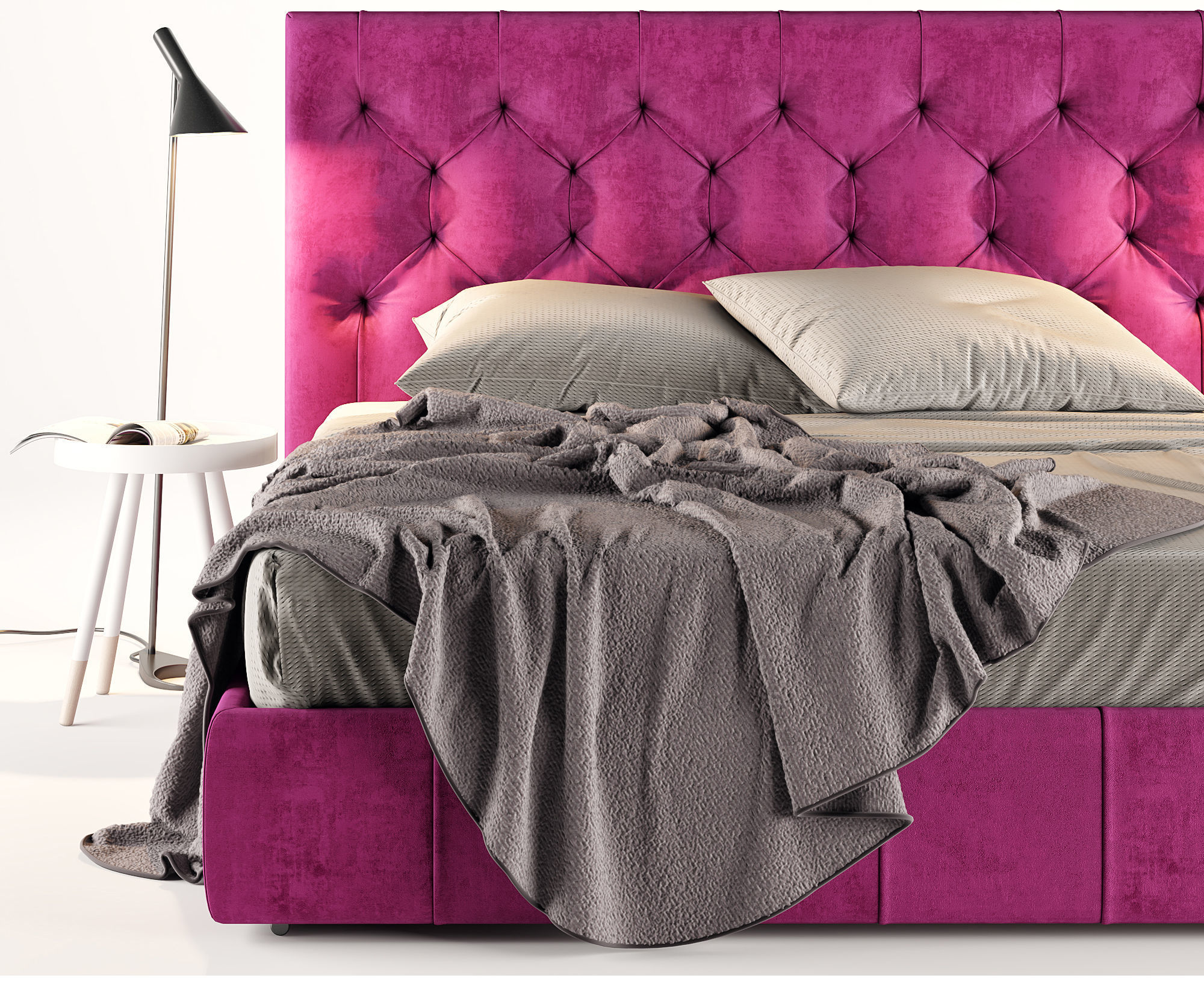 Bed Felis Hamilton 3D model_4