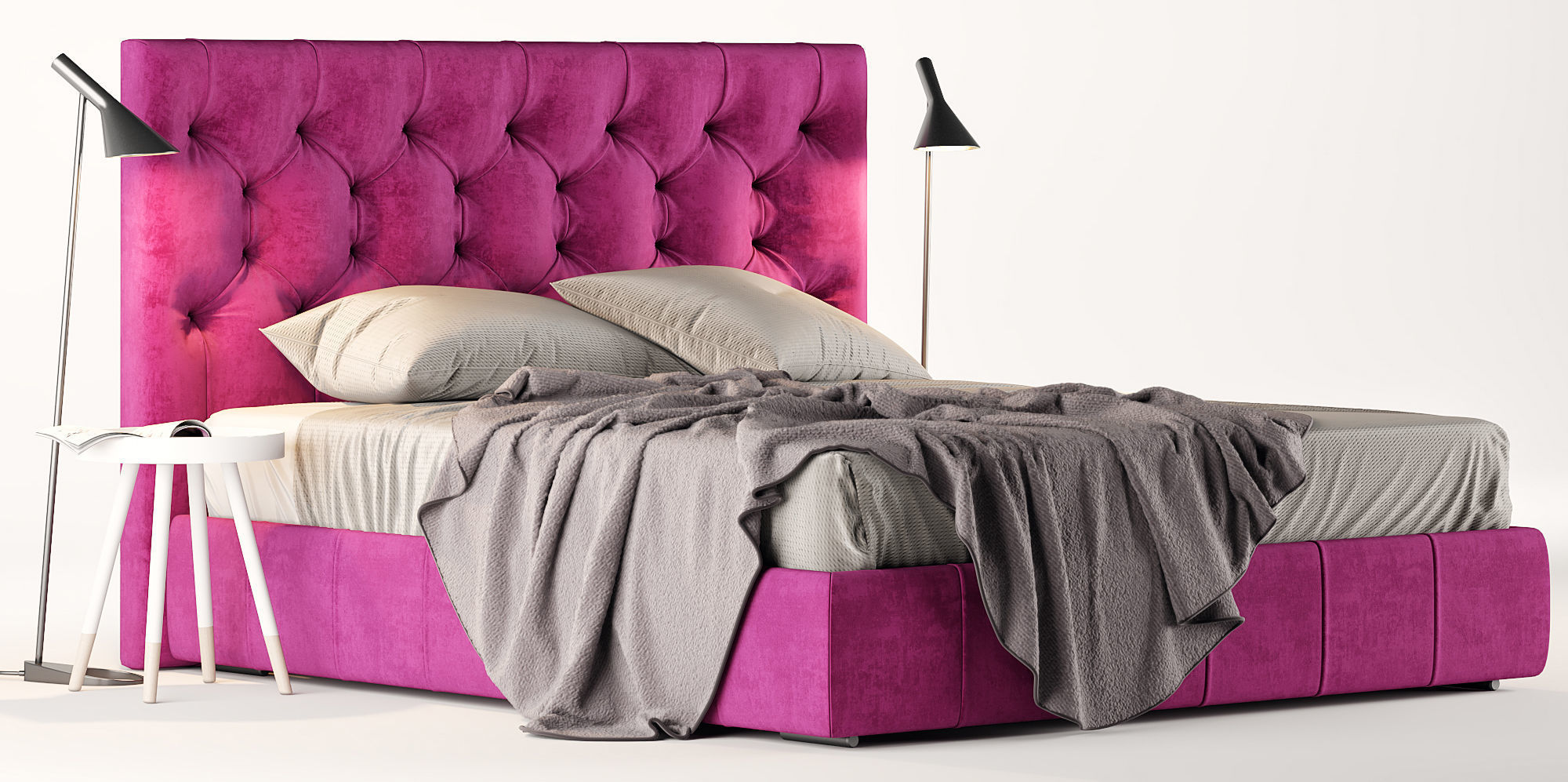 Bed Felis Hamilton 3D model_2