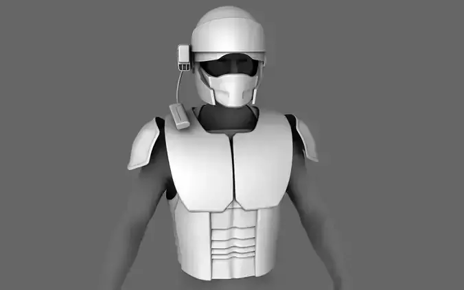 Sci-Fi Armor Base Mesh