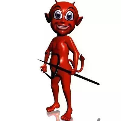 Little devil cartoon