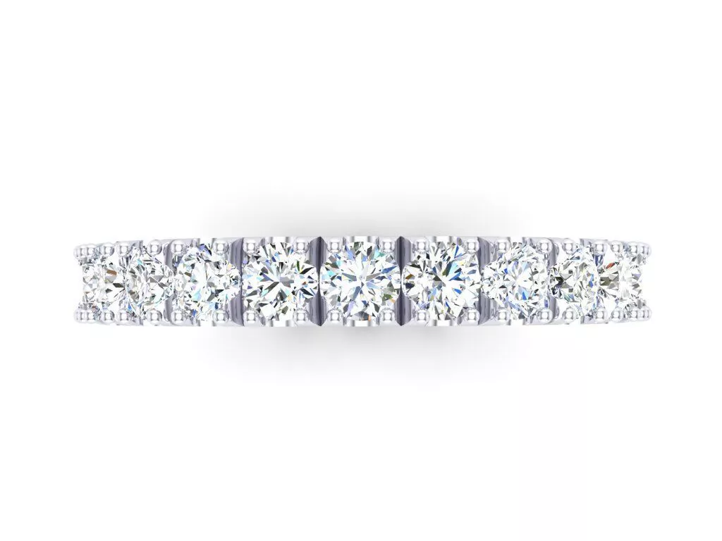 Round Diamond Eternity Soft Edge 3DM 3D print model