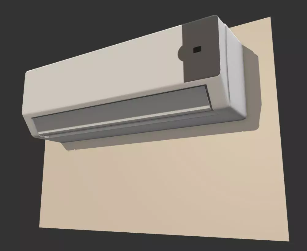 Air Conditioner Interior Unit Free low-poly 3D model