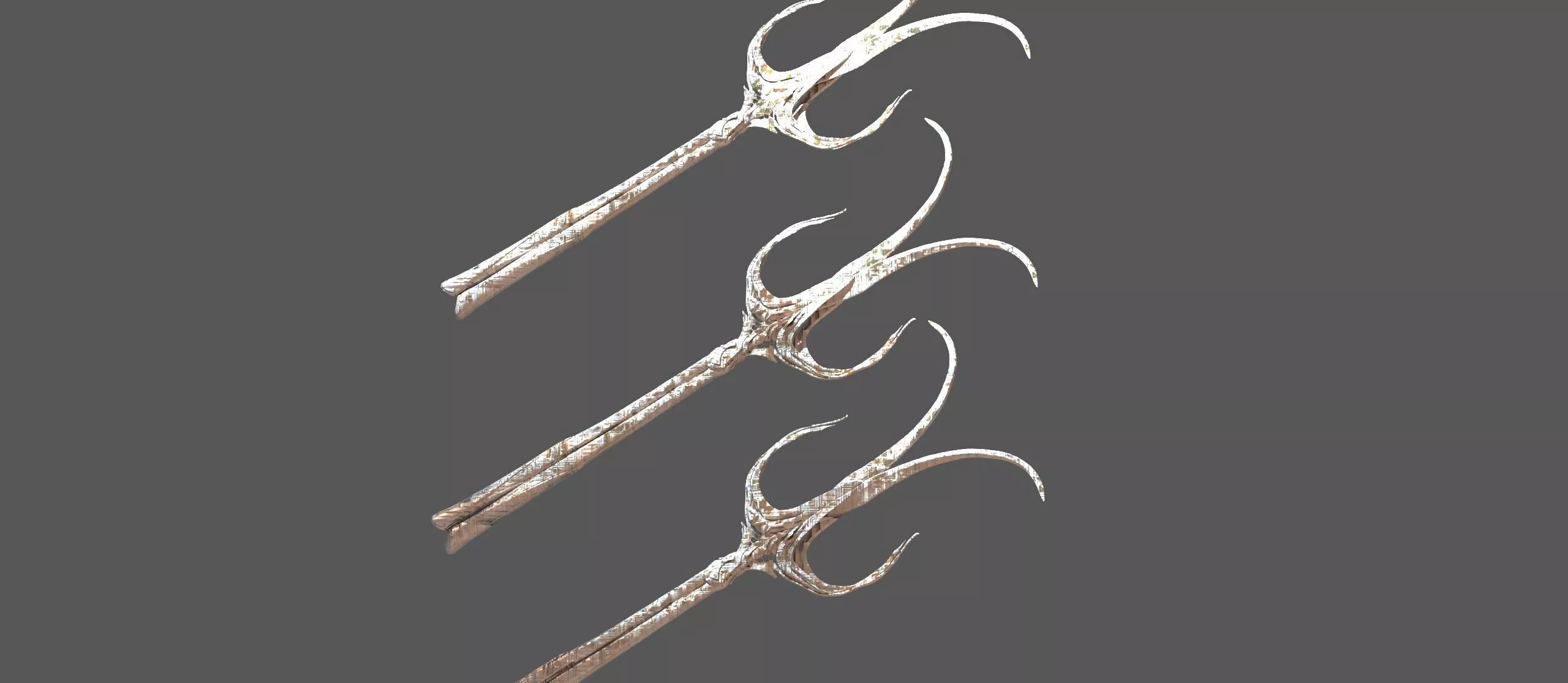 Cthulhu fishman prong 3 3D model