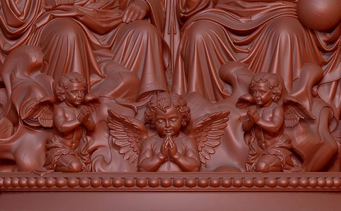 Holy Trinity - 3D model - 3D printing 3D print model