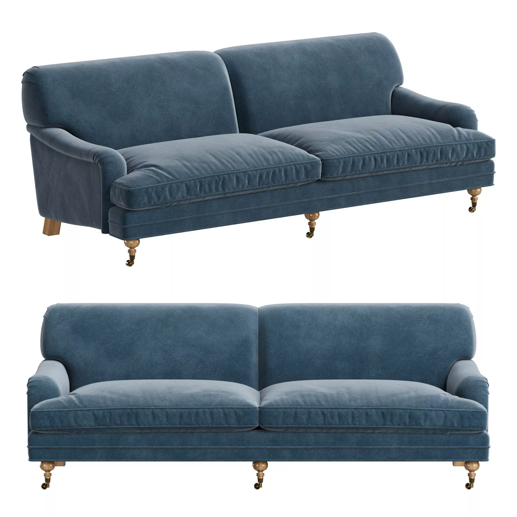 Loretta Extended Two Seat Sofa 3D model