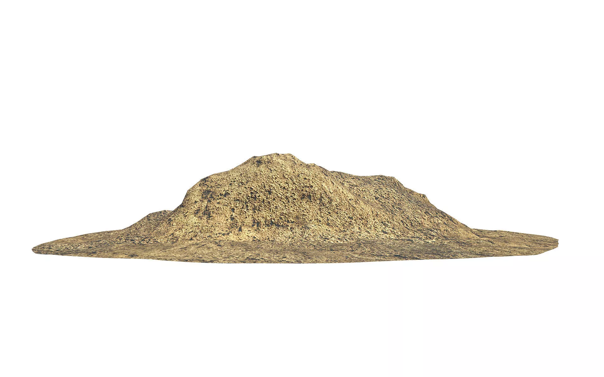 Small Earthen Pile Low-poly 3D model