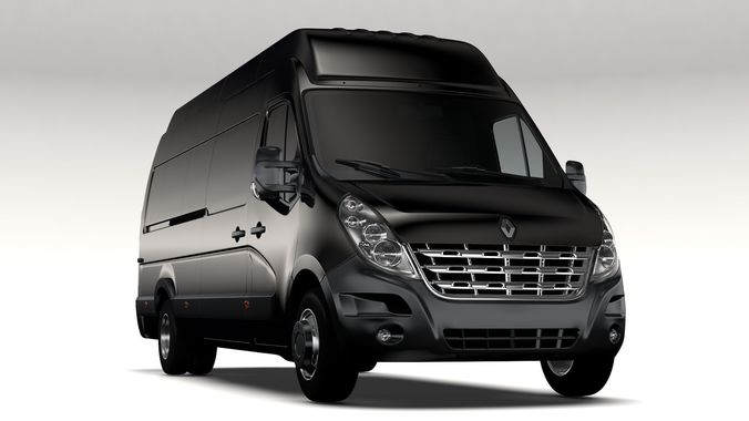 Renault Master L4H3 Van 2010 3D model