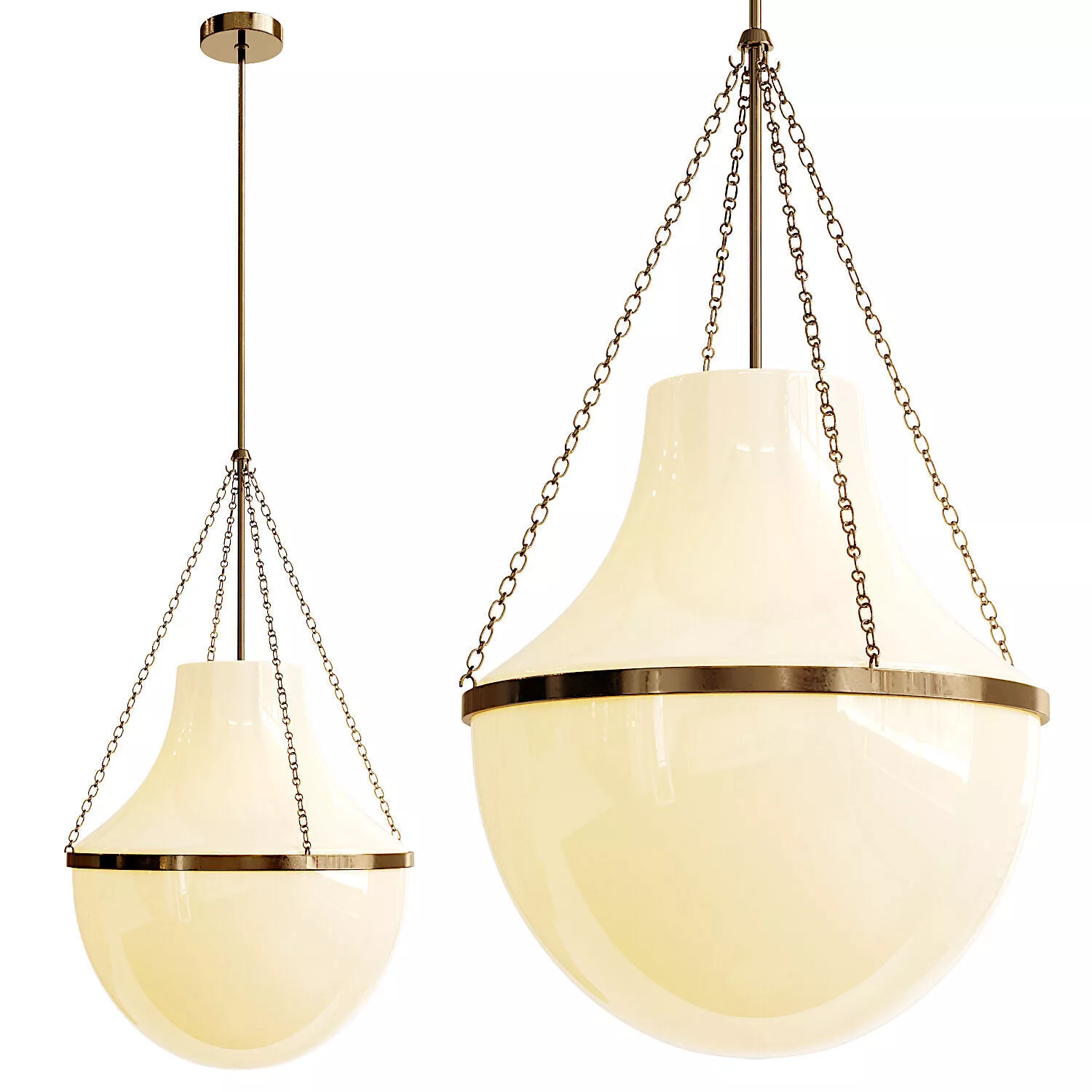 Collins Large Pendant Light 3D model