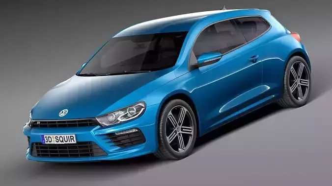 Volkswagen Scirocco R 2015 3D model