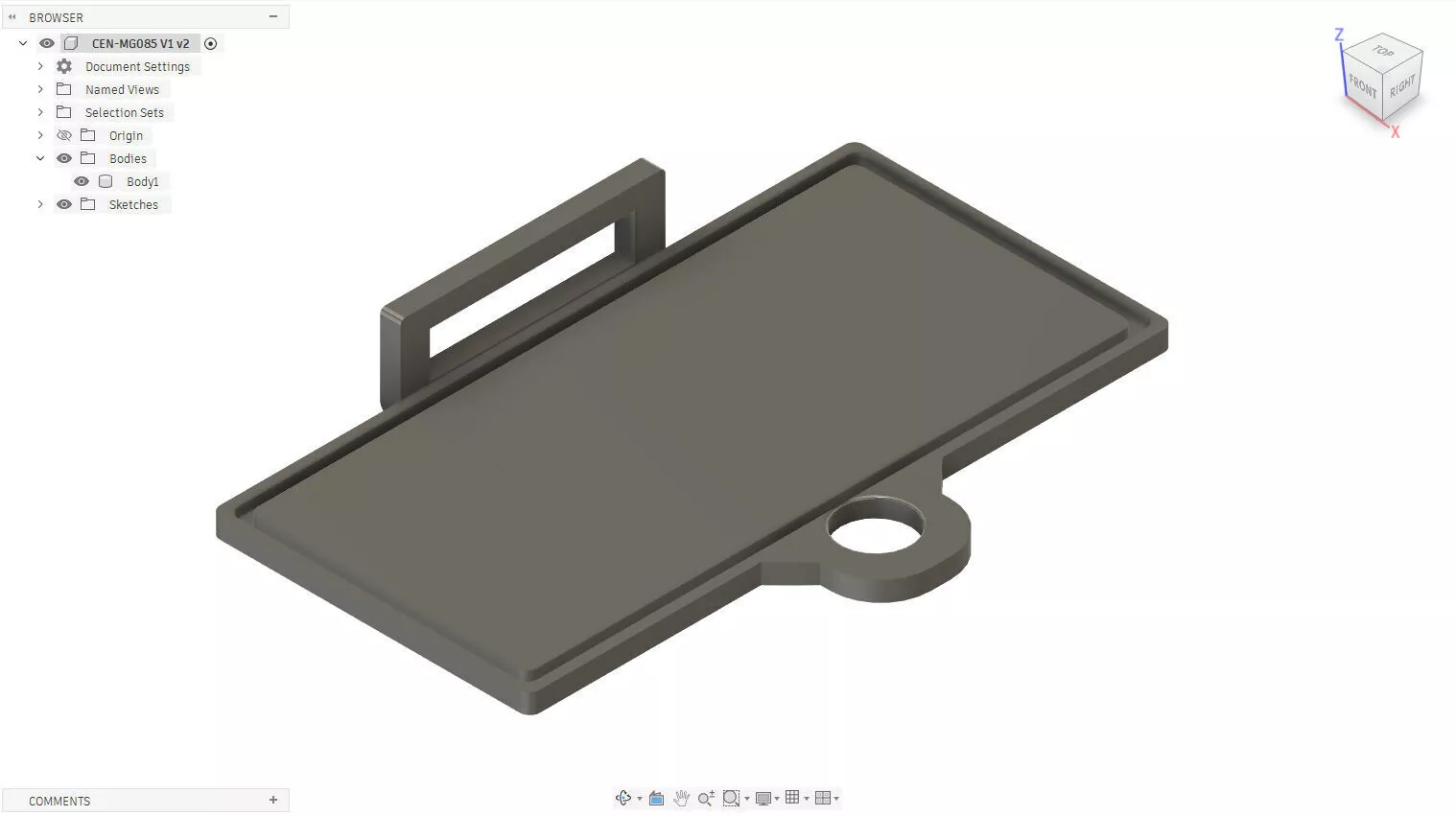 CEN-MG085 and CEN-MG086 Battery and Radio box covers MG10 3D print model