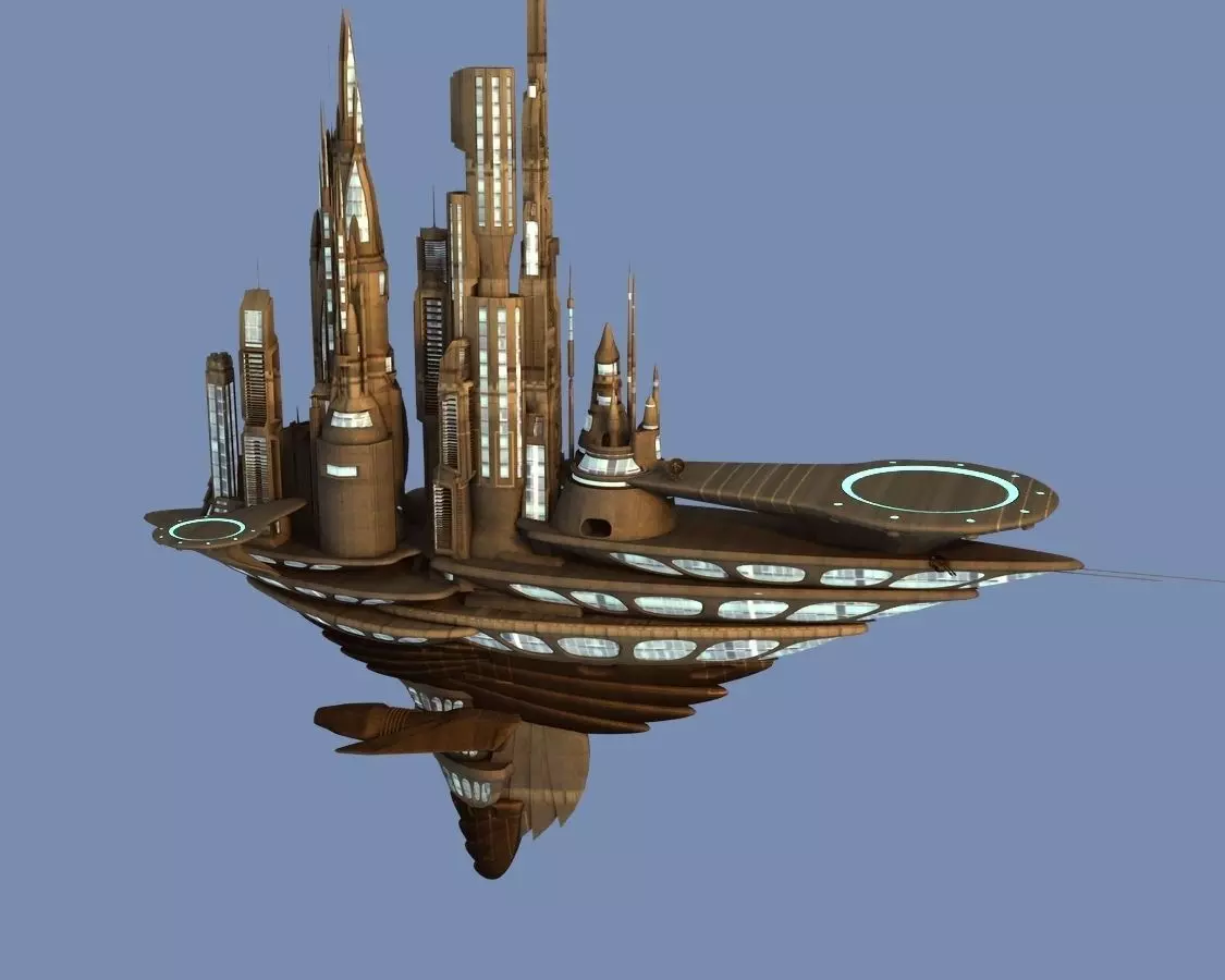 Opal City 3D model_0