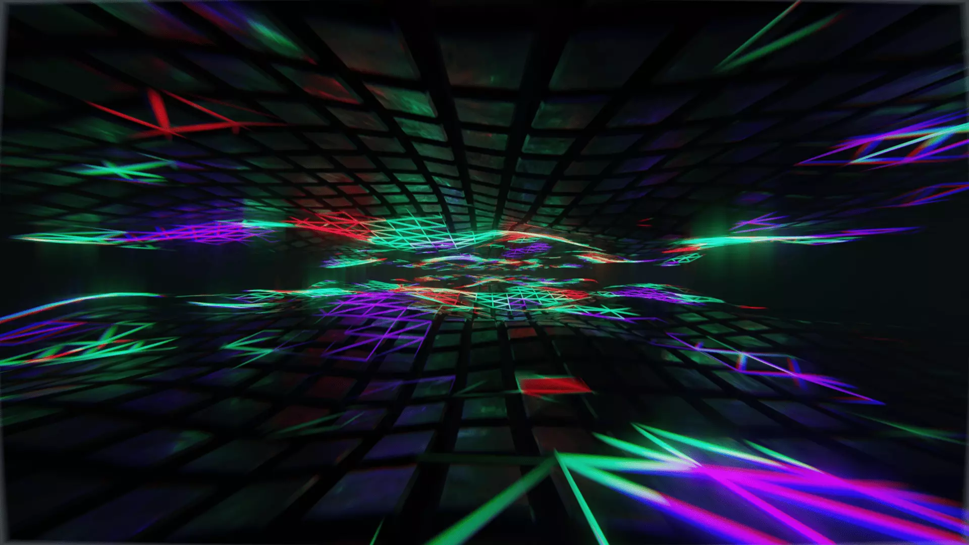 Wavey Box Particles 3D model