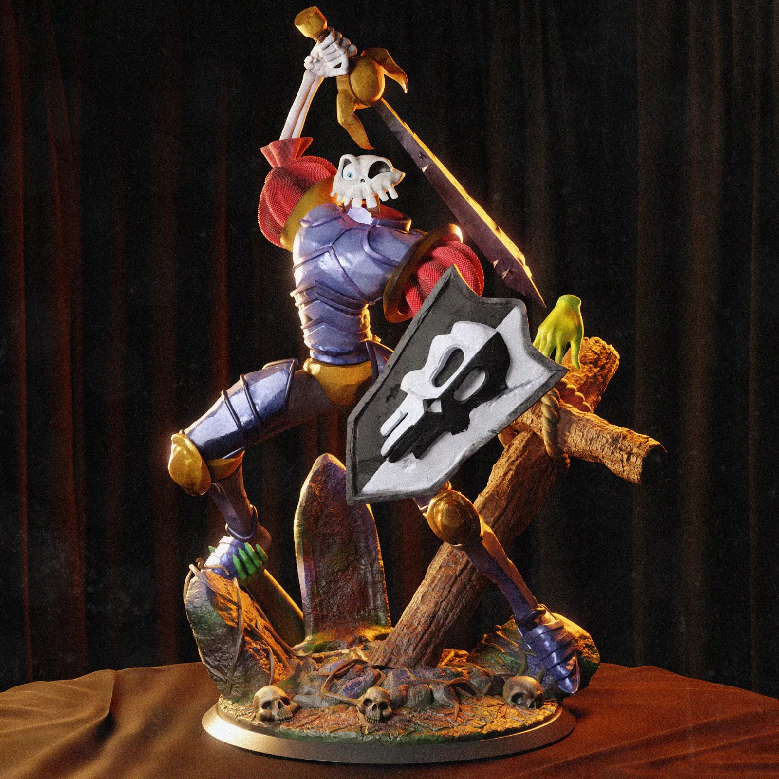 Sir daniel fortesque MediEvil STL for 3D print 3D print model