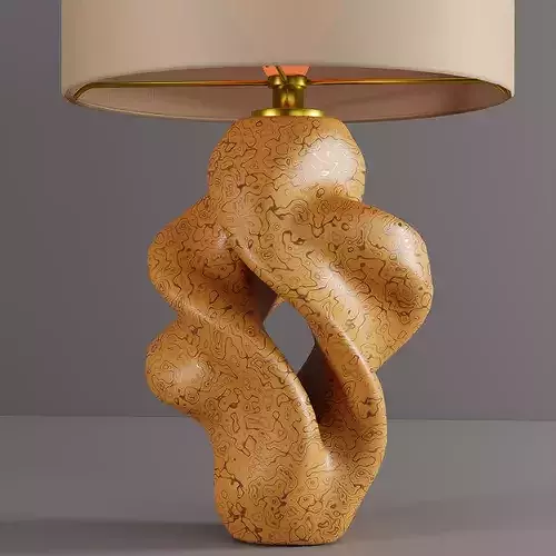 Modern Minimalist Table Lamp 3D Model Low-poly 3D model 5