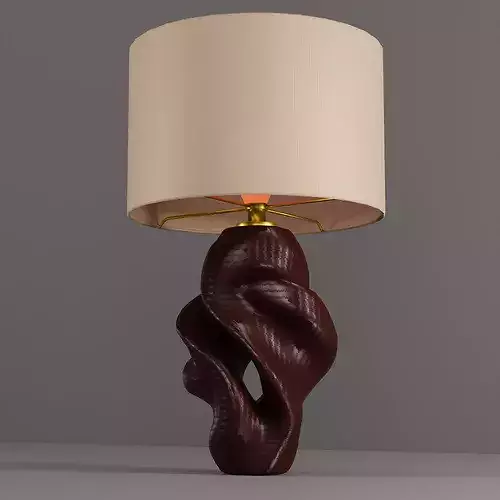 Modern Minimalist Table Lamp 3D Model Low-poly 3D model 7