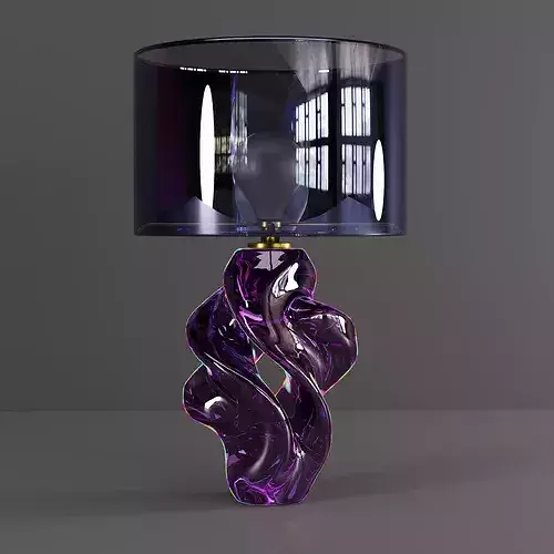 Modern Minimalist Table Lamp 3D Model Low-poly 3D model 3