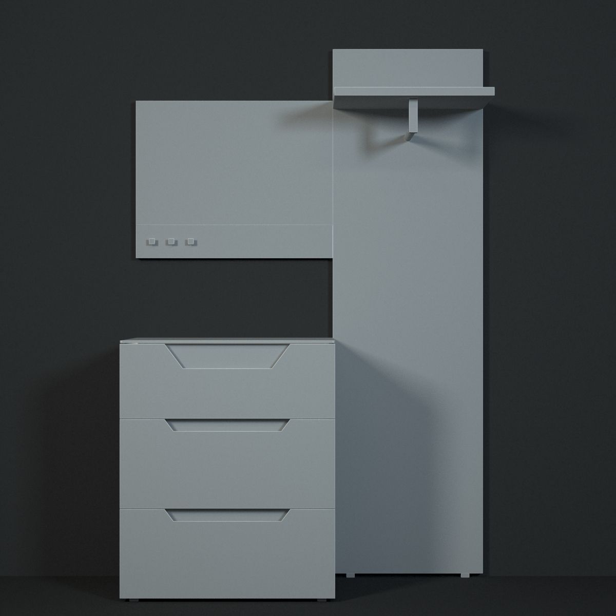 HULSTA Carva Hallway 3D model_8