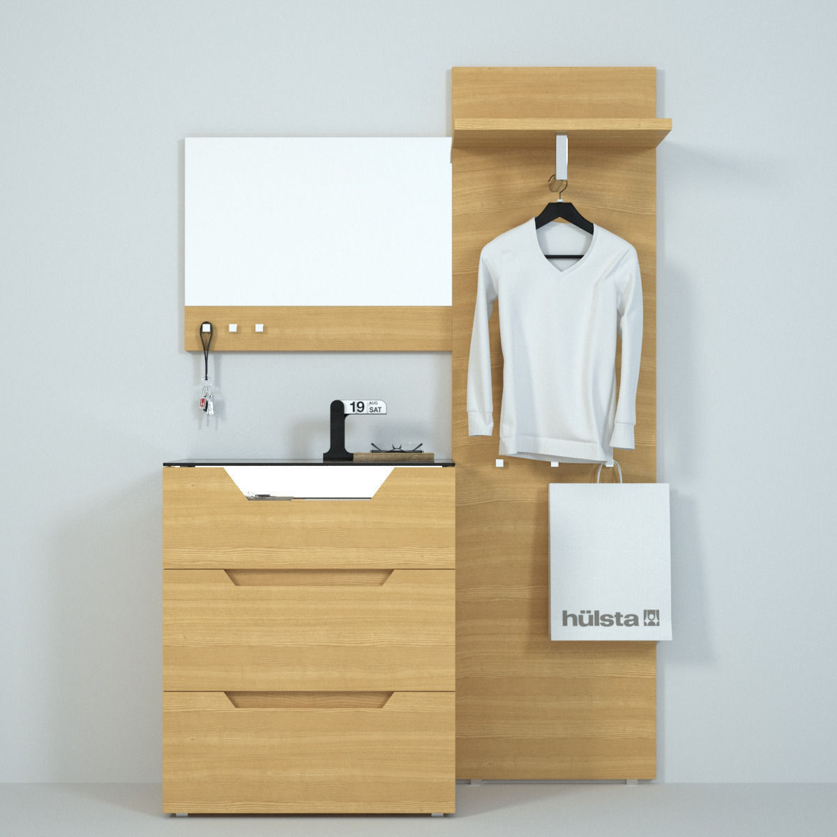 HULSTA Carva Hallway 3D model_2