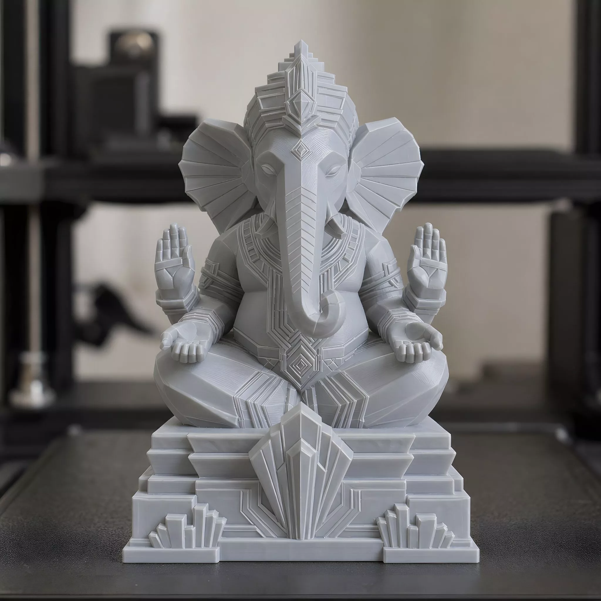 Art Deco Ganesha 3D Print Model 3D print model