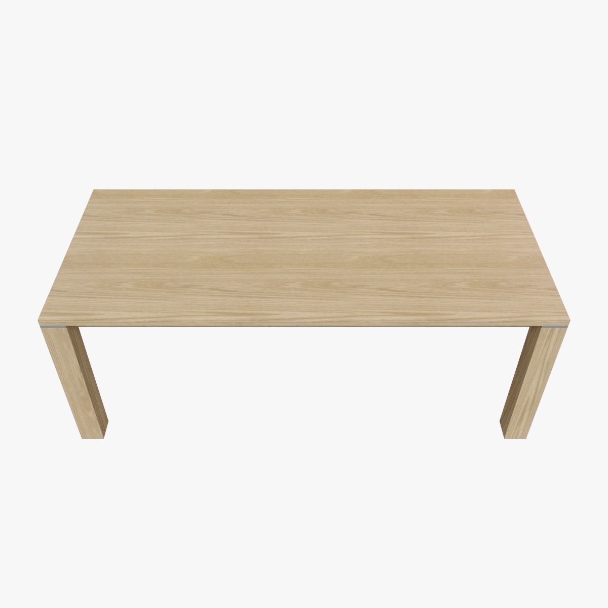 Modern Dining Table 01 Low-poly 3D model_1