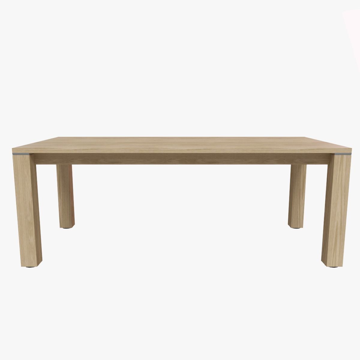 Modern Dining Table 01 Low-poly 3D model_2