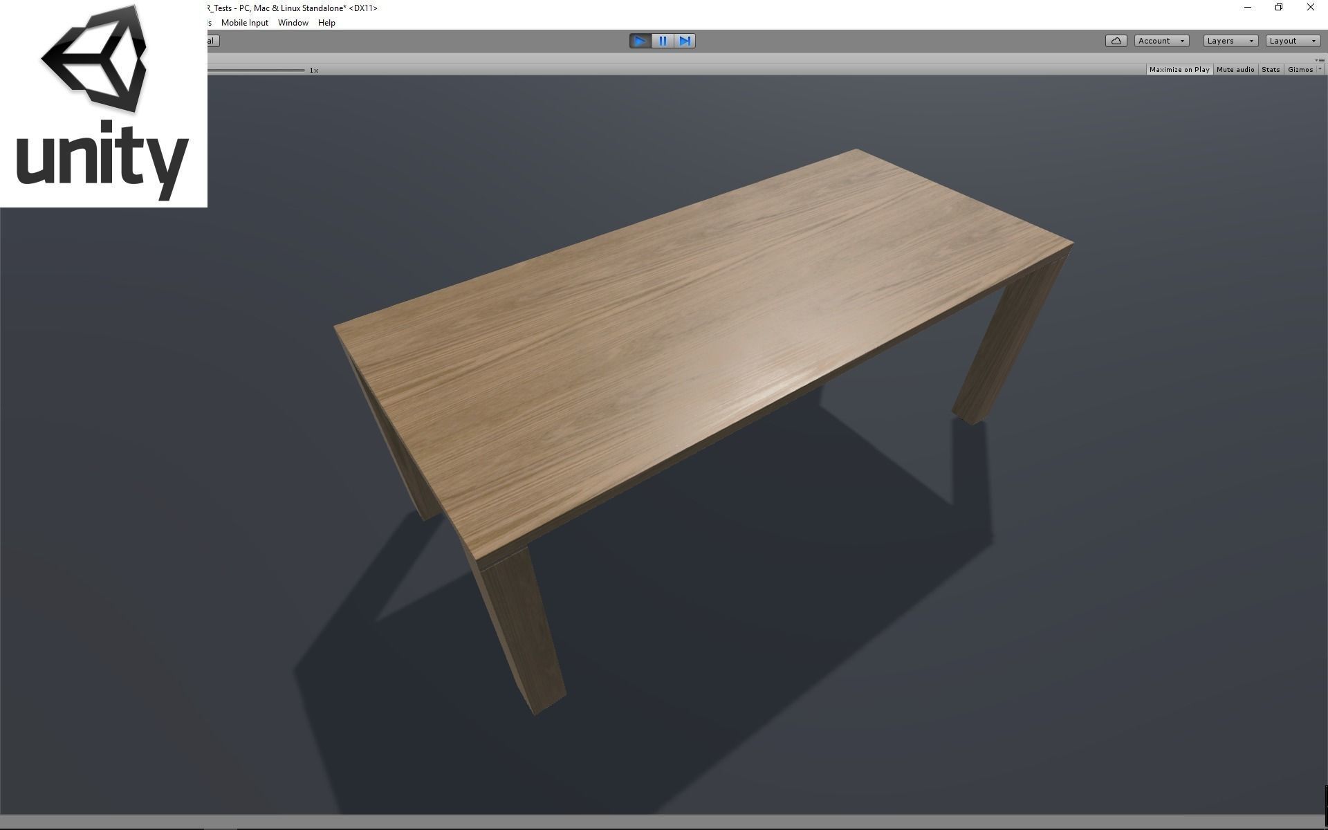 Modern Dining Table 01 Low-poly 3D model_8