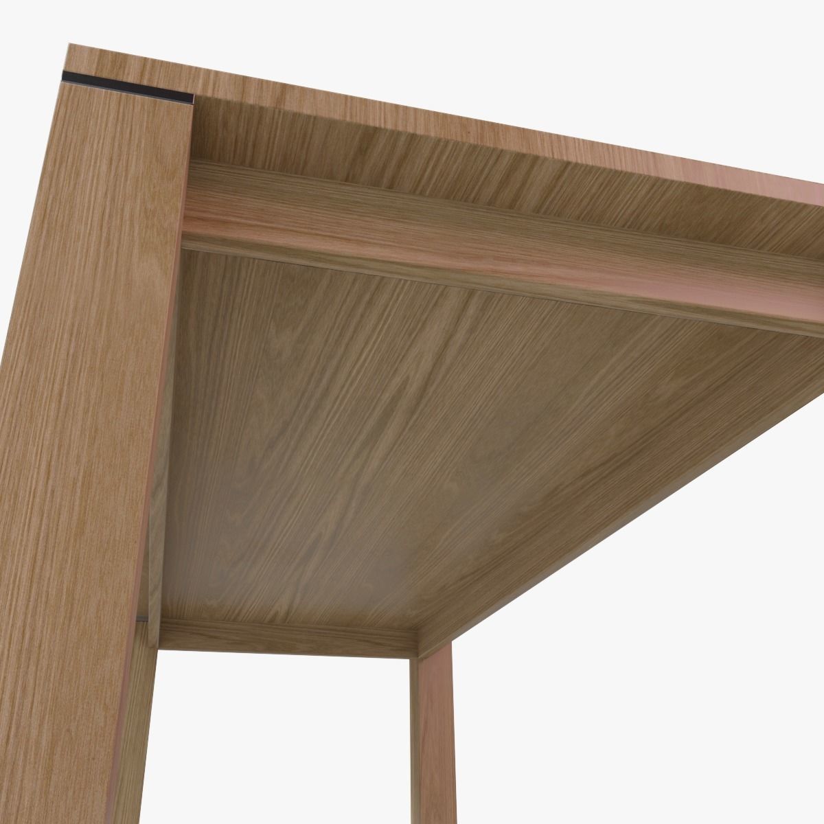 Modern Dining Table 01 Low-poly 3D model_3