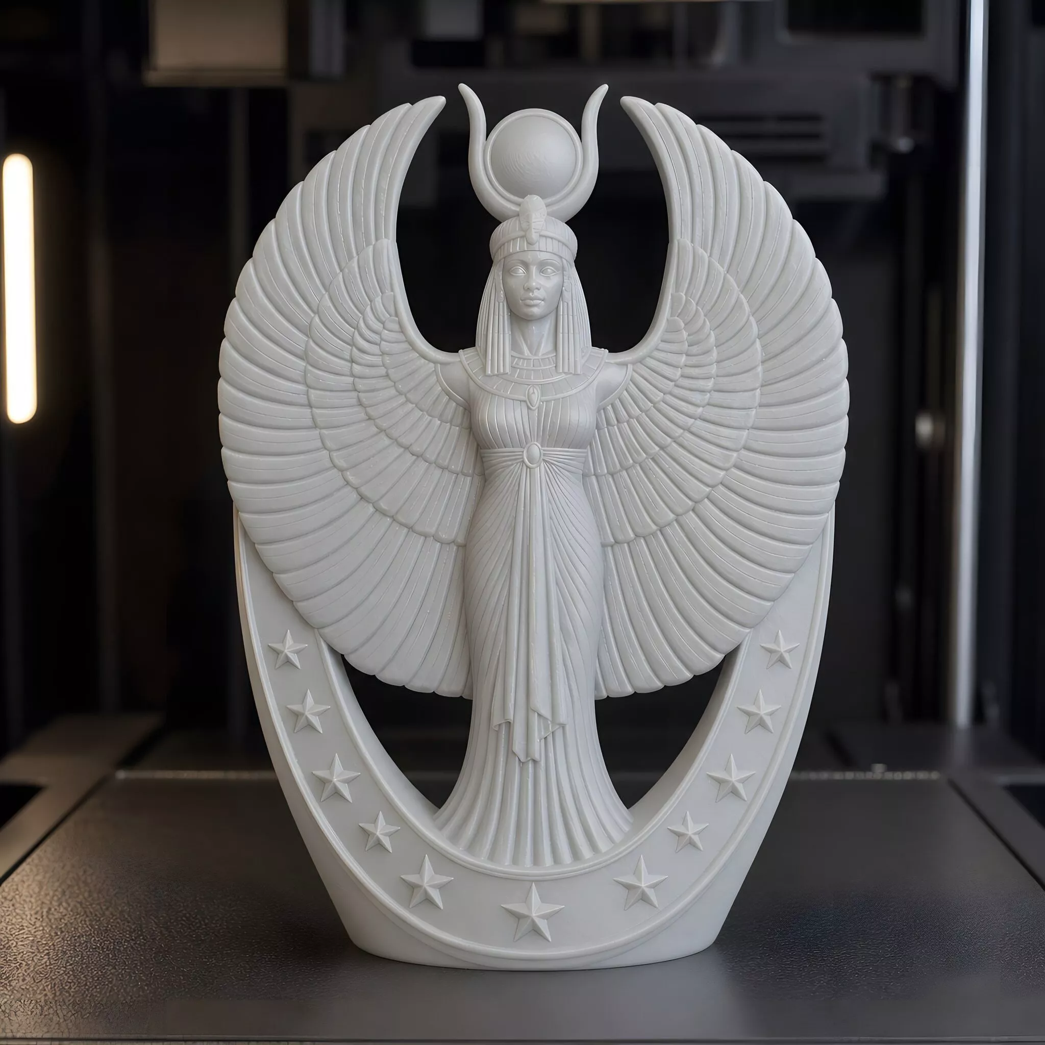 Winged Isis Protector 3D Print Model 3D print model