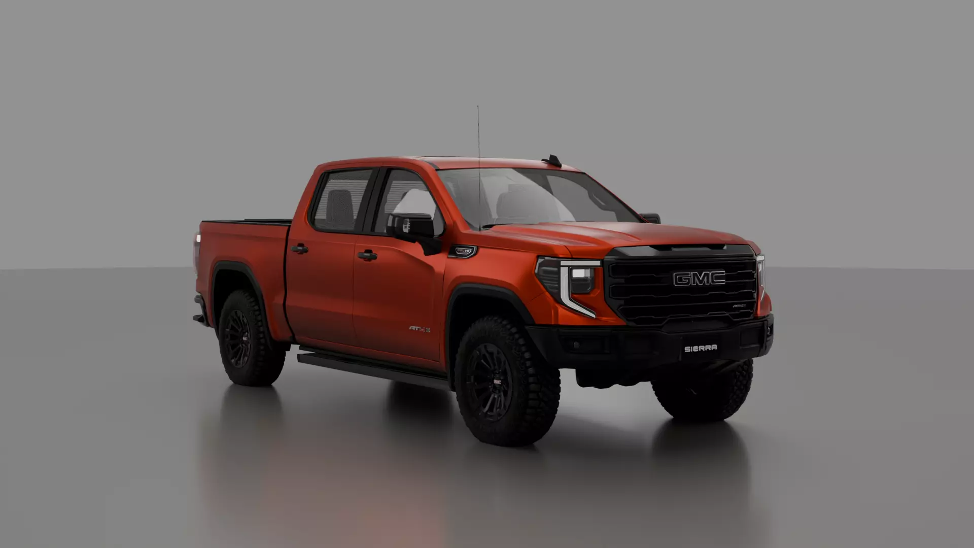 2024 GMC Sierra AT4X Crew Cab Pickup Truck 3D Model Low-poly 3D model