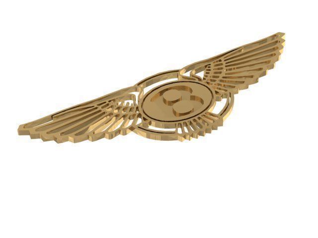 Pendant bentley badge 3D print model