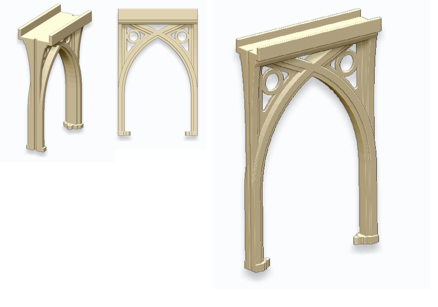 GOTHIC ELEMENTS 1 3D print model_2