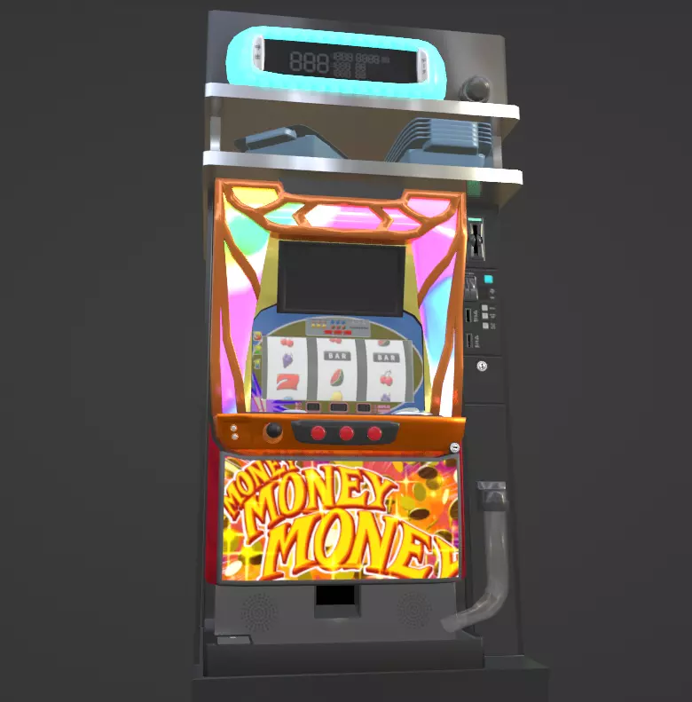 Japan Slot machine 3D model
