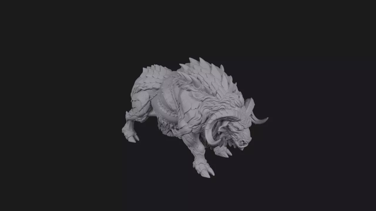 Muskvaroth the Frostbrute 3D print model