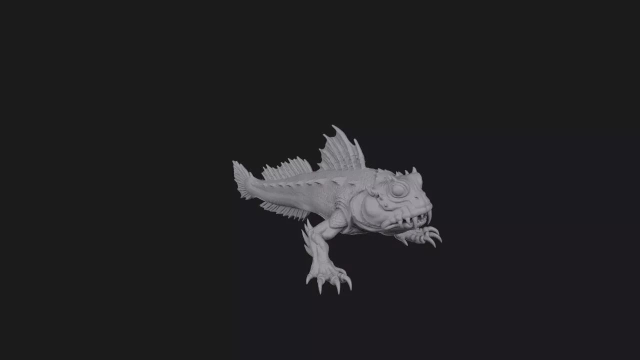 Mudvaxis the Tidewalker 3D print model