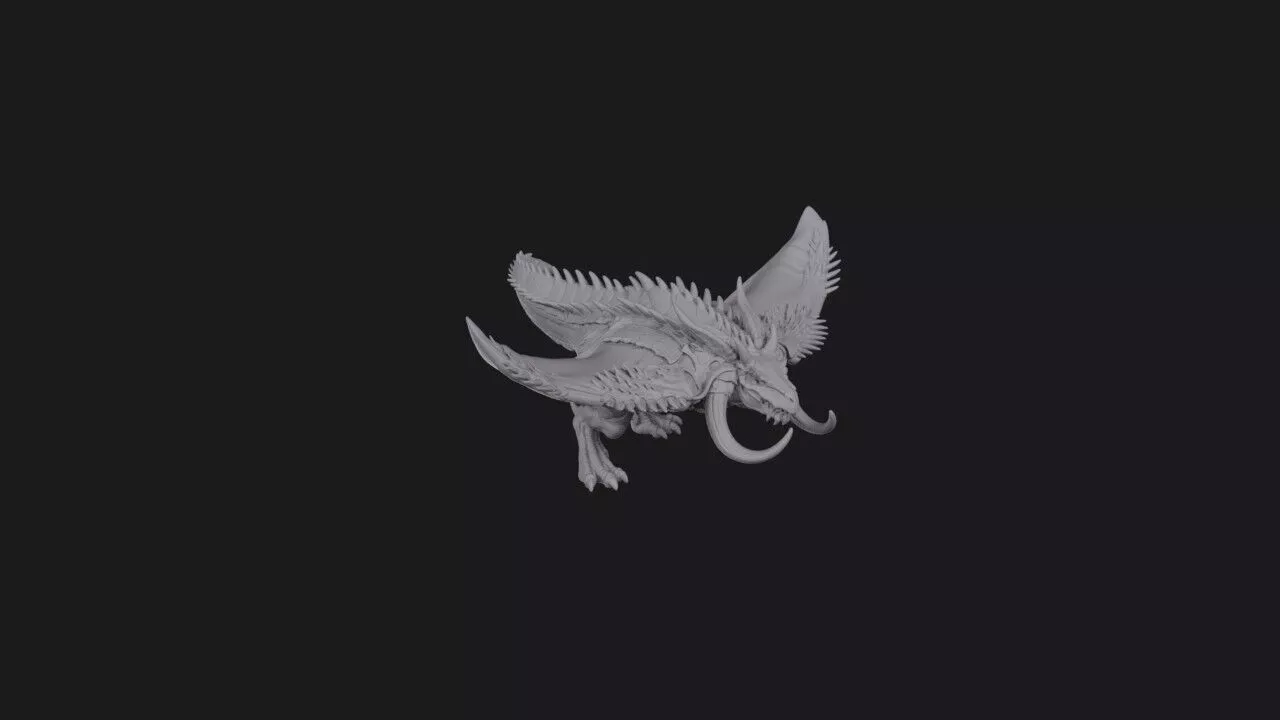Mantvaroth the Winged Tide 3D print model