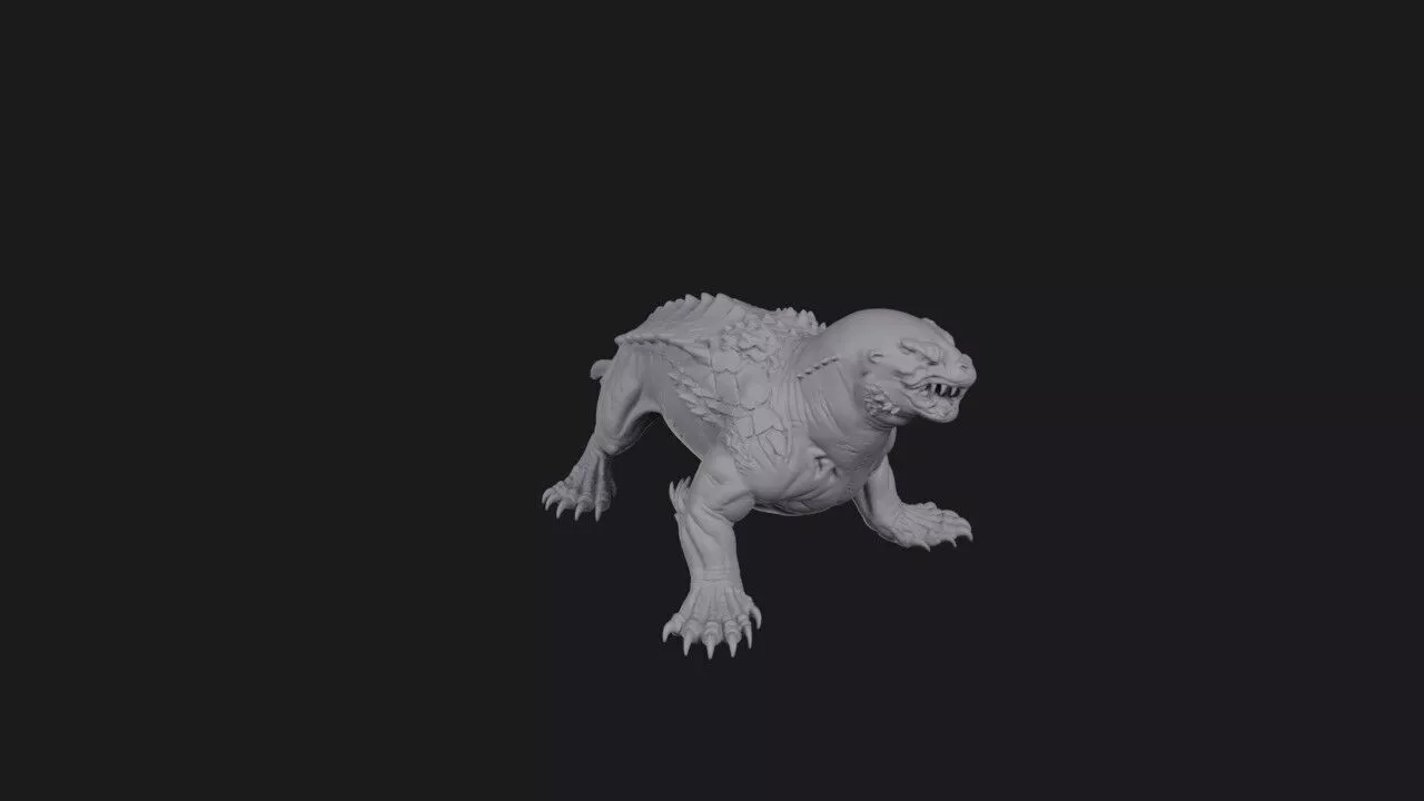 Leopvaroth the Frostfang Hunter 3D print model