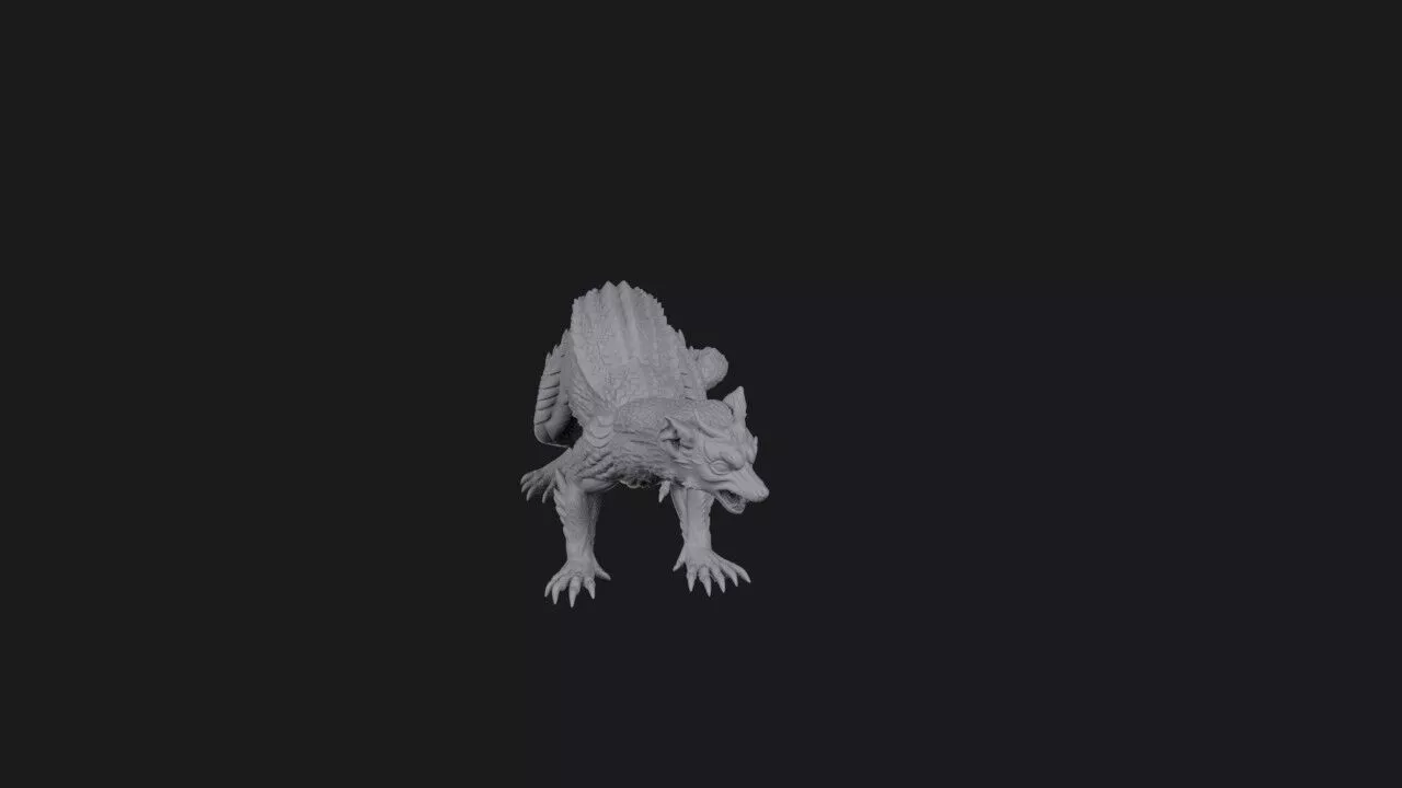 Lemuraxis the Ringtail Seer 3D print model