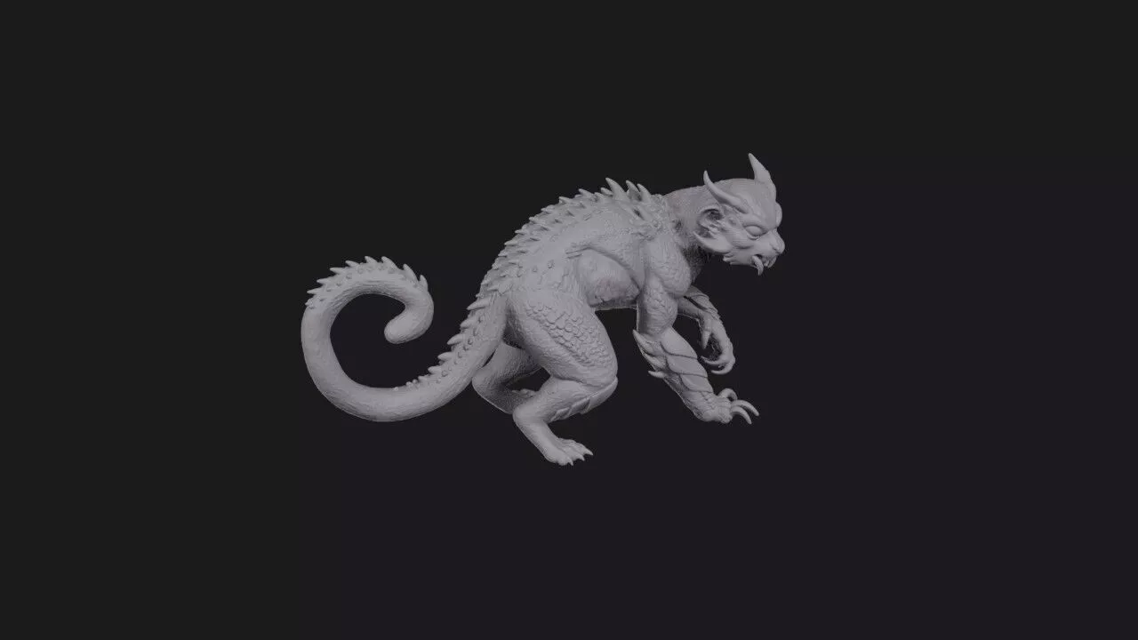 Kinkaxis the Nightvine Climber 3D print model